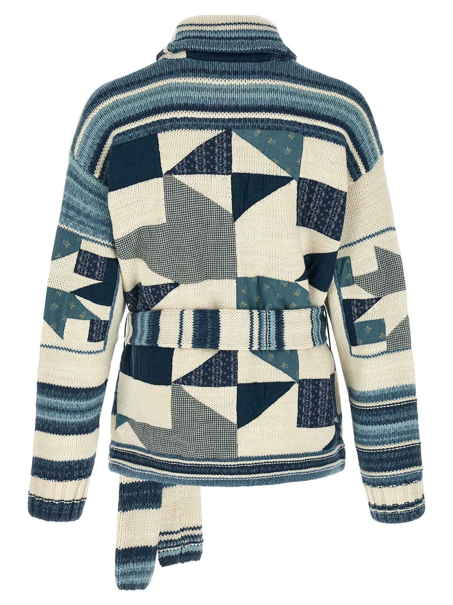 Blue Cotton Cardigan