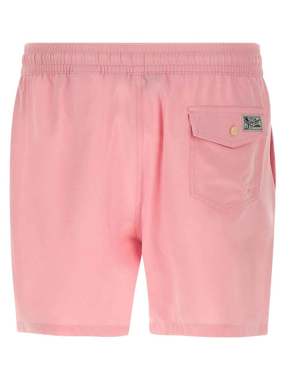Multicolor Polyester Swim Shorts