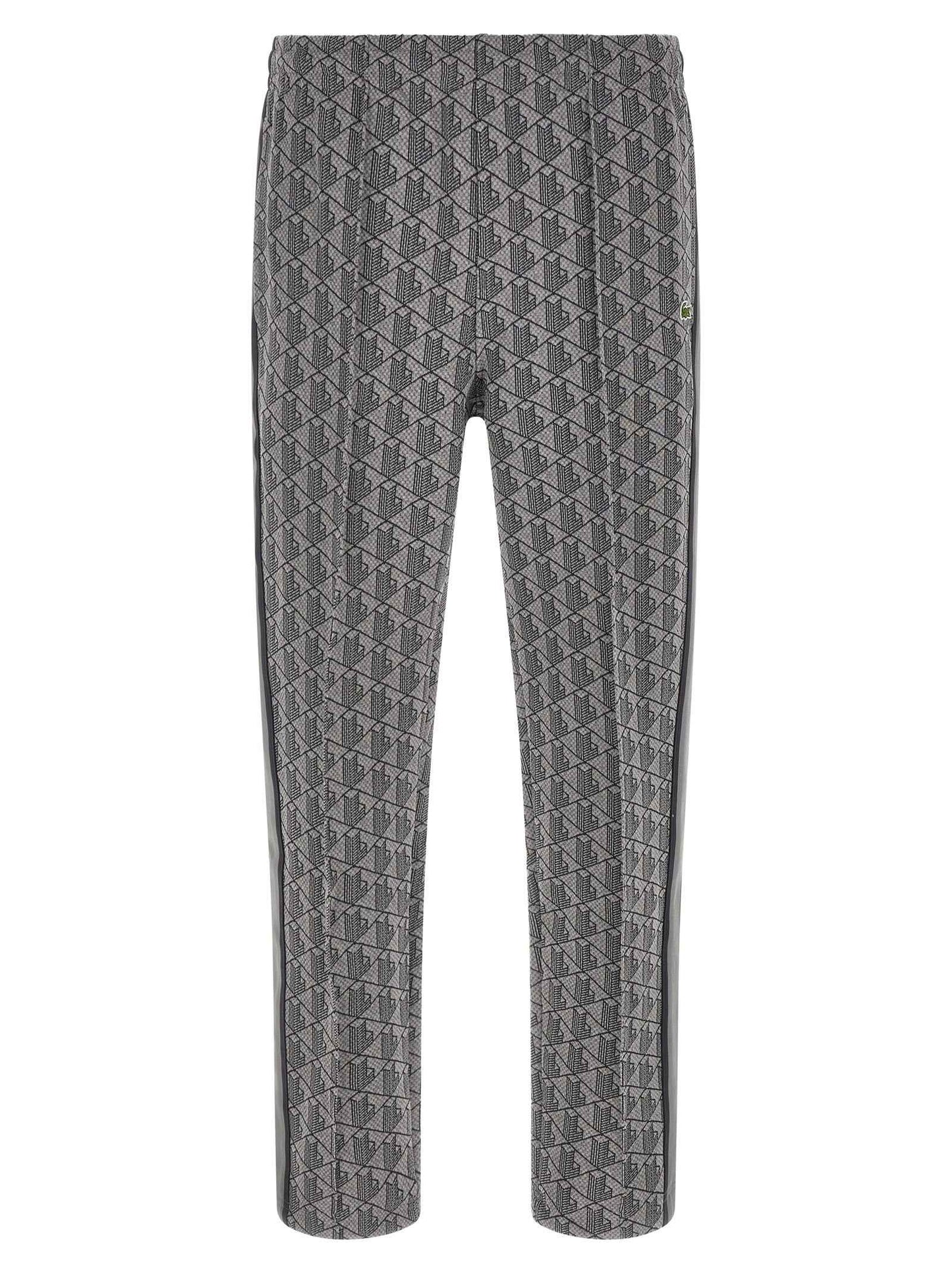 Gray Polyester Joggers (Workout Pants)