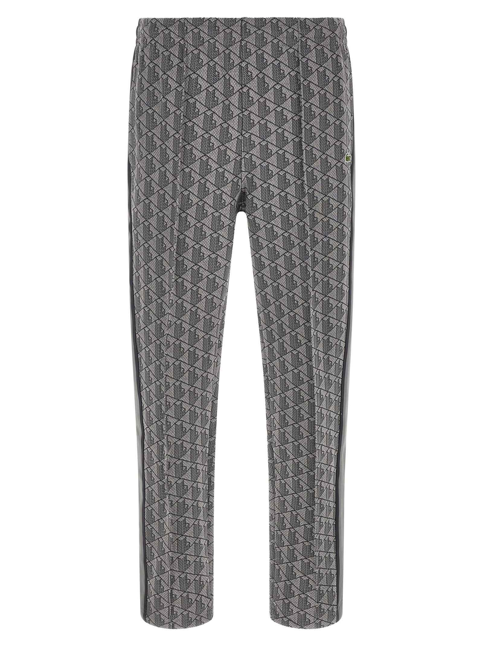 Gray Polyester Joggers (Workout Pants)