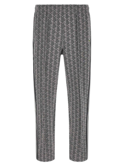 Gray Polyester Joggers (Workout Pants)