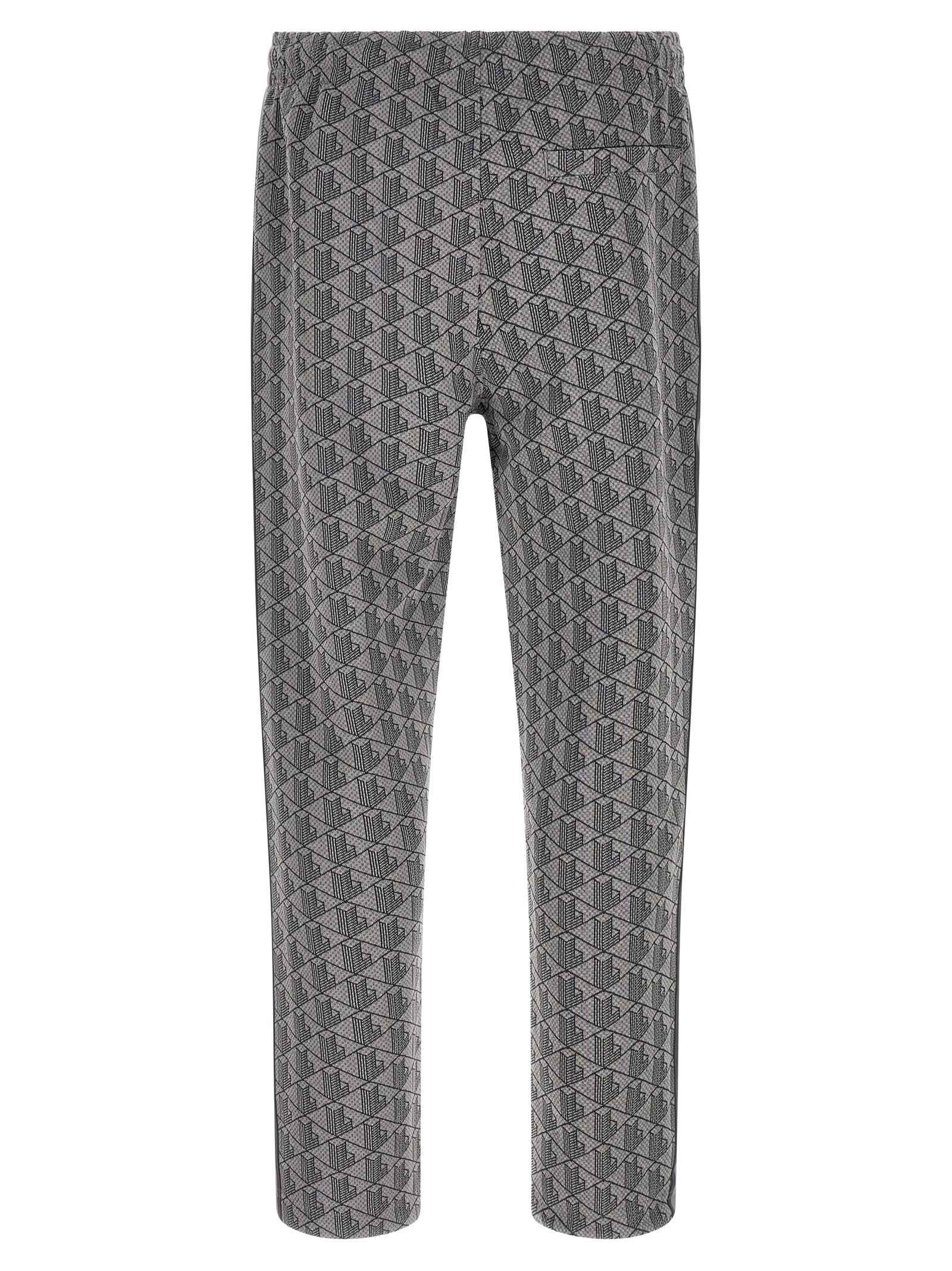 Gray Polyester Joggers (Workout Pants)