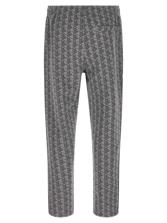 Gray Polyester Joggers (Workout Pants)