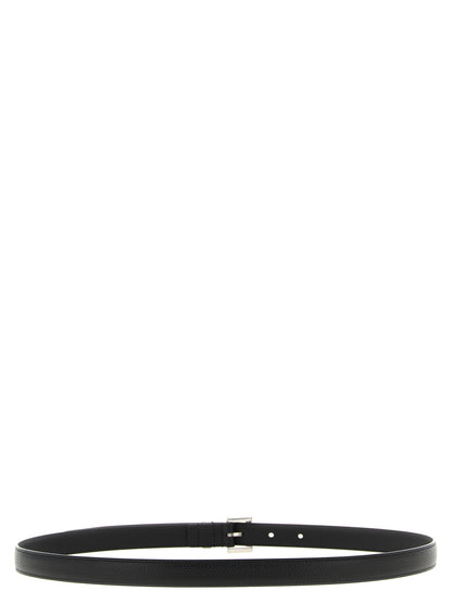Black Calfskin Regular Belt