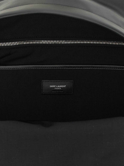 Black Calfskin Backpack