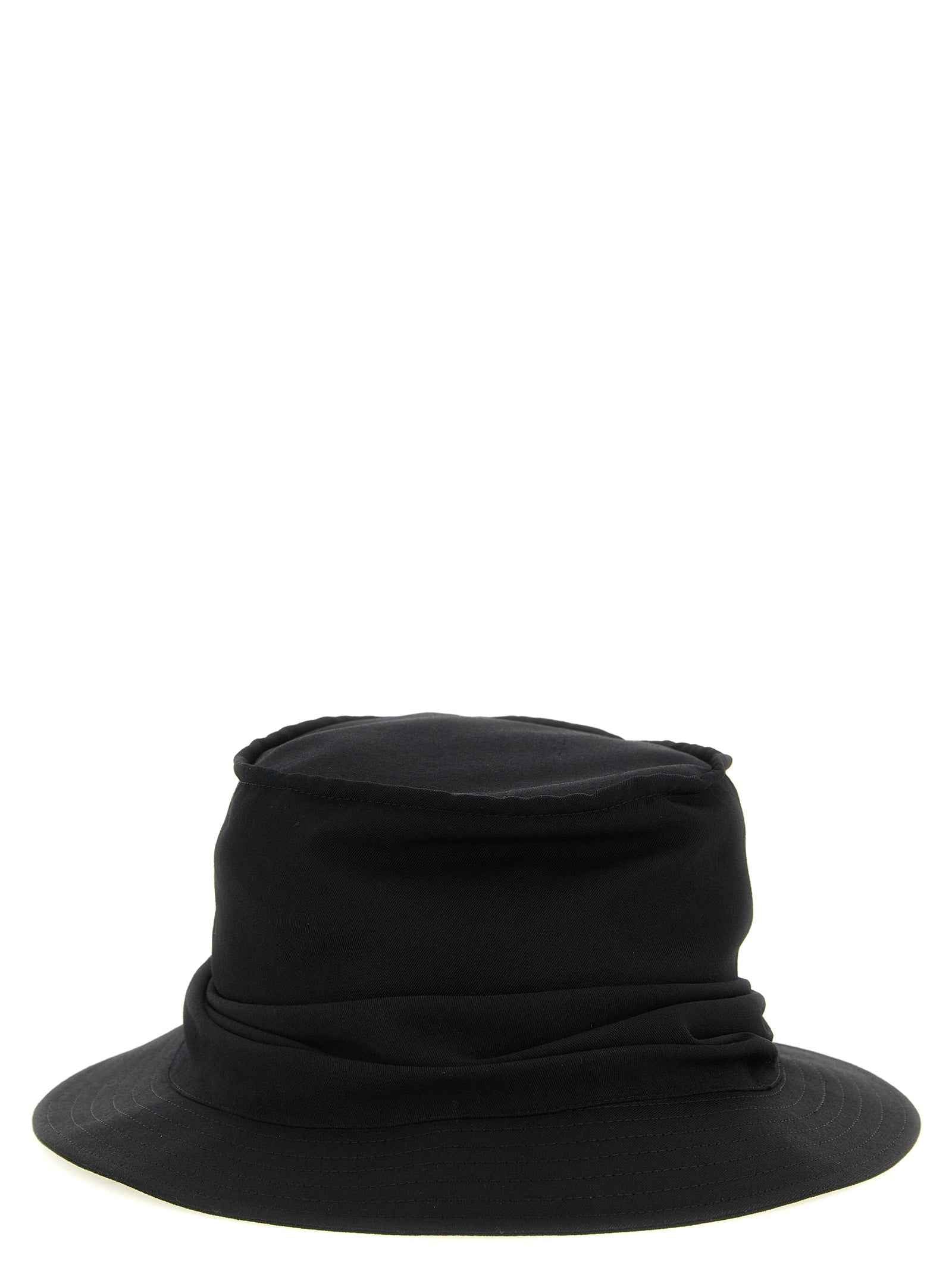 Black Wool Bucket Hat