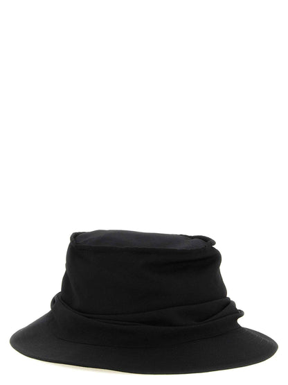 Black Wool Bucket Hat