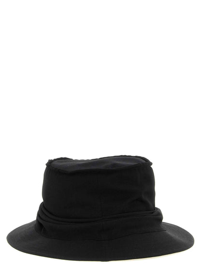 Black Wool Bucket Hat