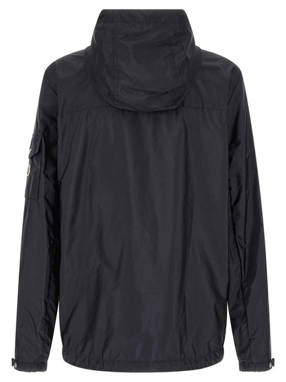 Blue Polyamide Shell Jacket