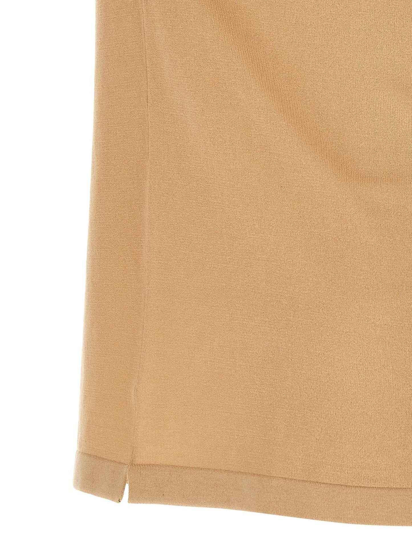 Beige Cotton Polo Shirt
