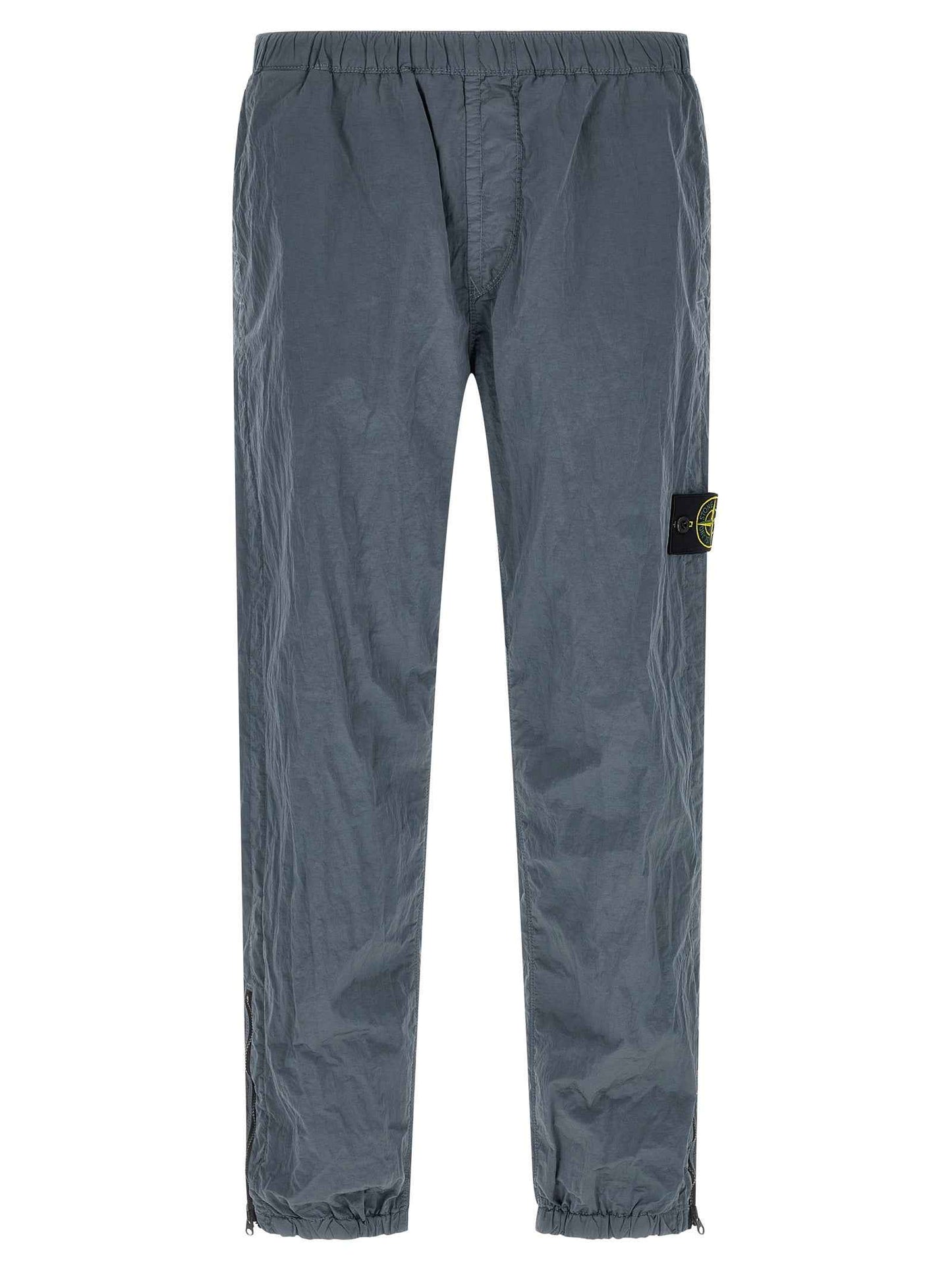 Blue Polyamide Joggers (Workout Pants)