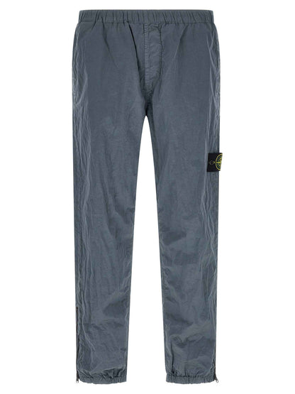 Blue Polyamide Joggers (Workout Pants)