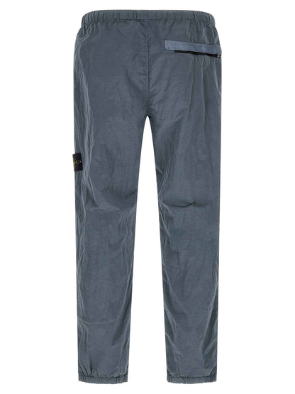 Blue Polyamide Joggers (Workout Pants)