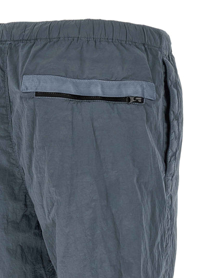 Blue Polyamide Joggers (Workout Pants)