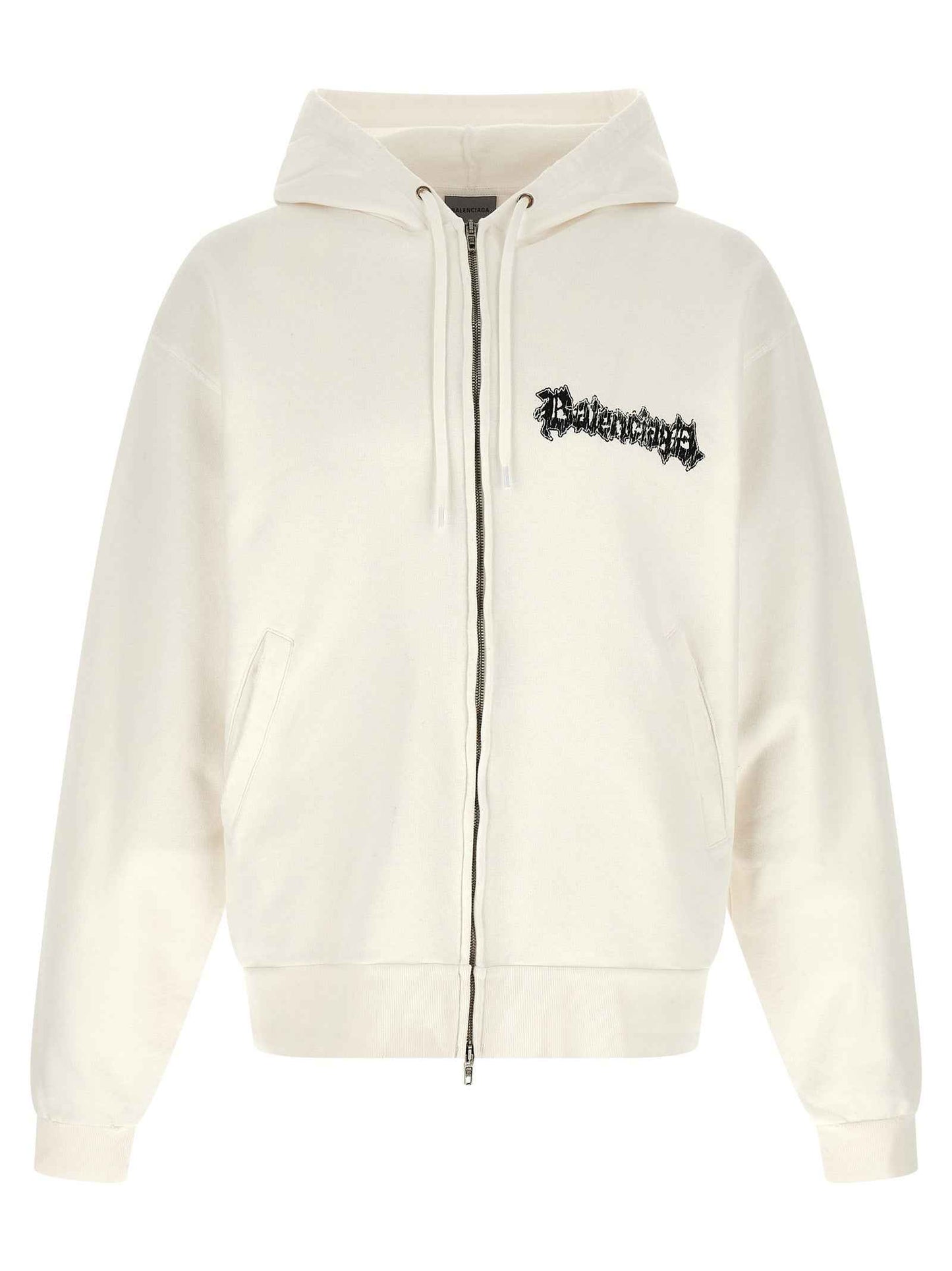 White Cotton Sweatshirt