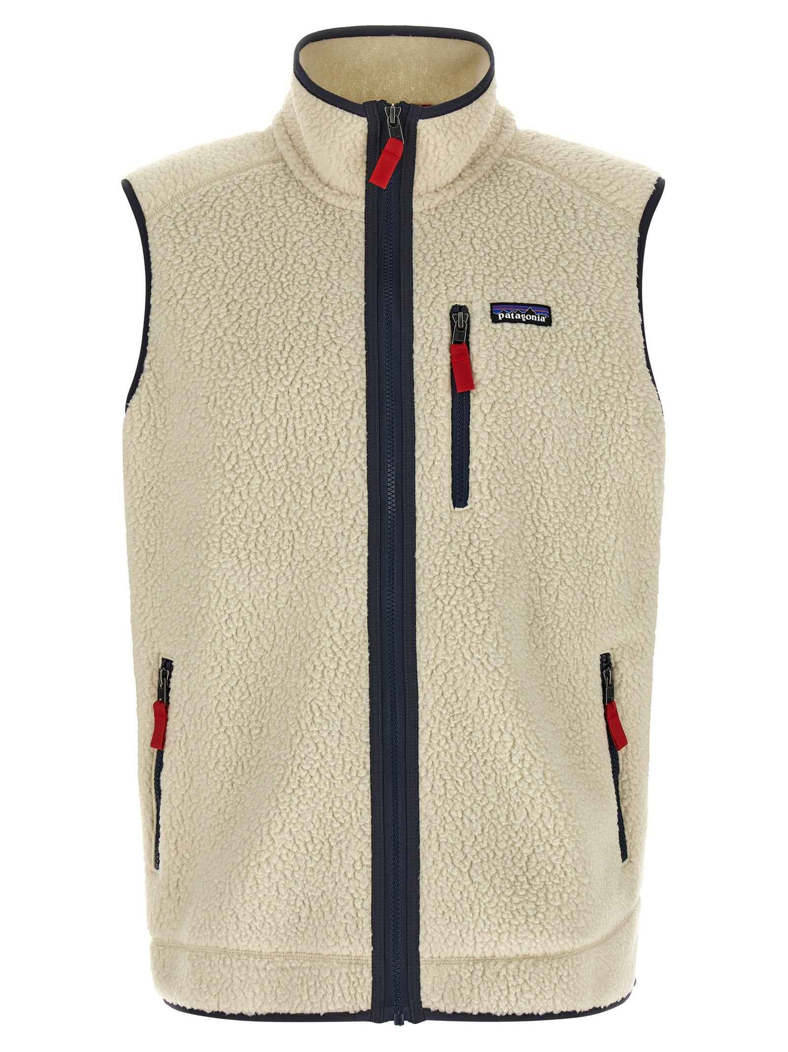 Beige Polyester Sleeveless Jacket