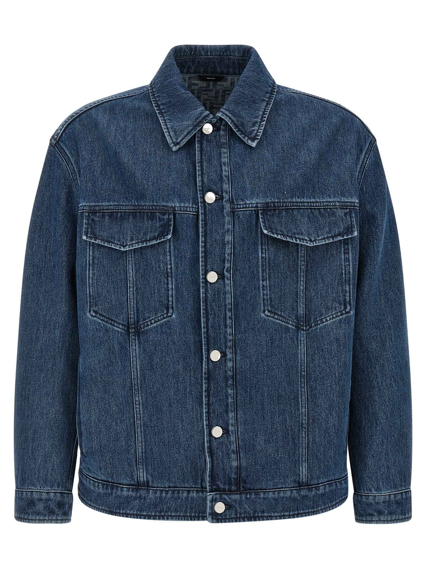 Blue Cotton Denim Jacket