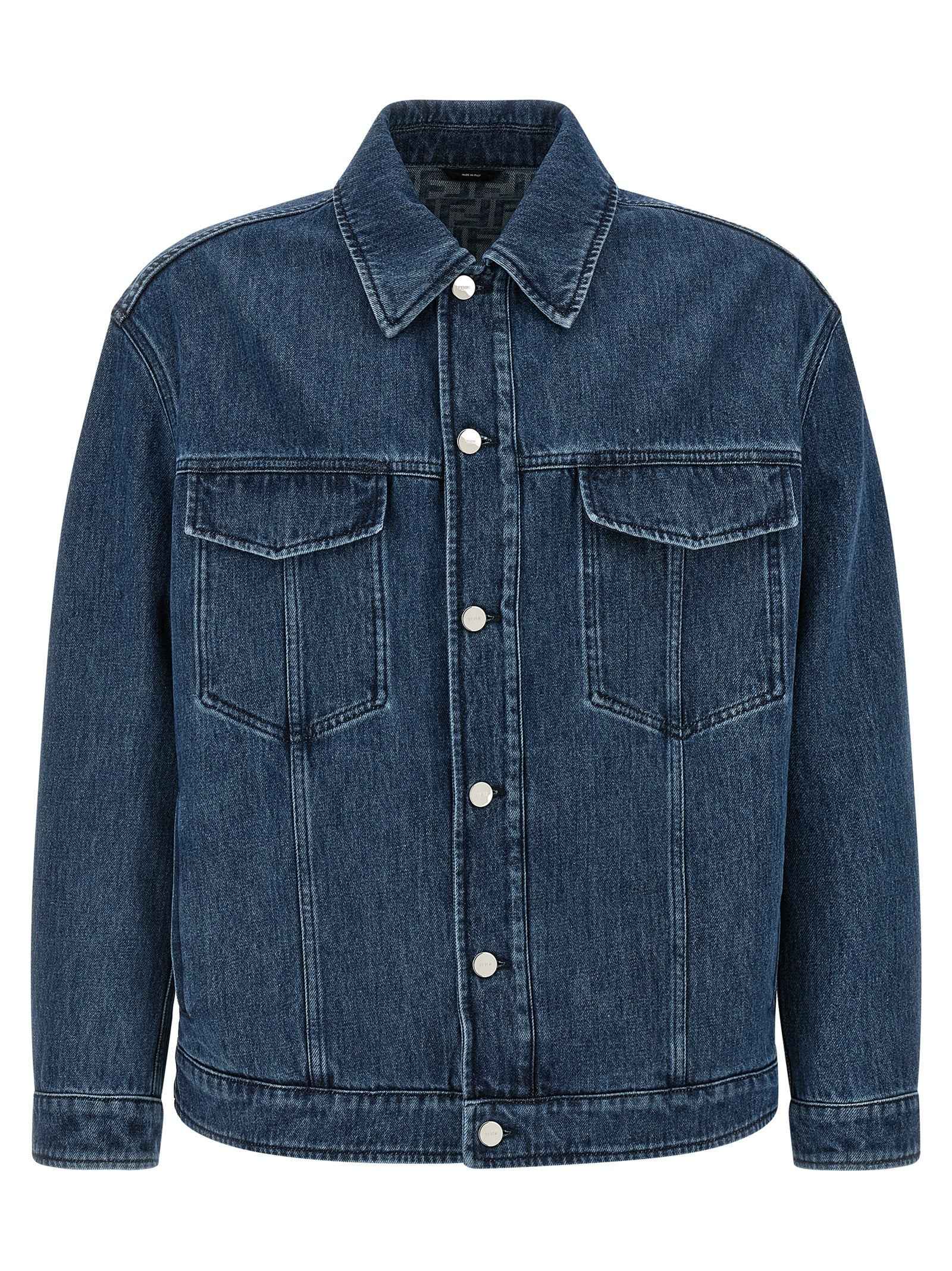Blue Cotton Denim Jacket