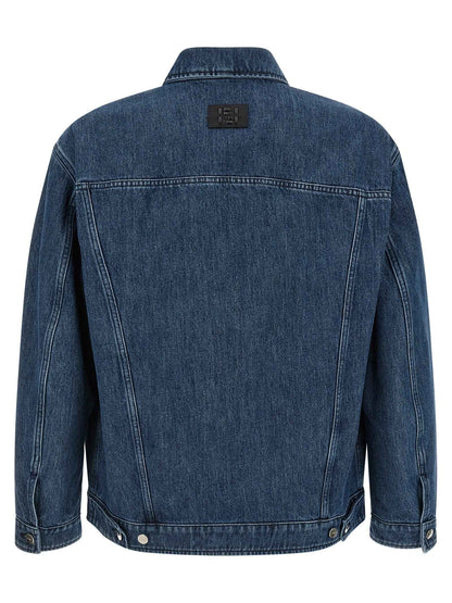 Blue Cotton Denim Jacket