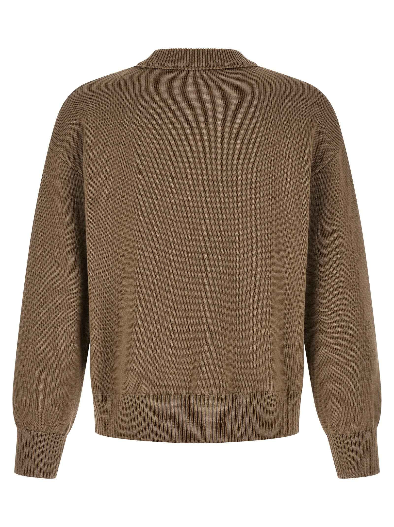 Beige Wool Cardigan