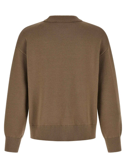 Beige Wool Cardigan