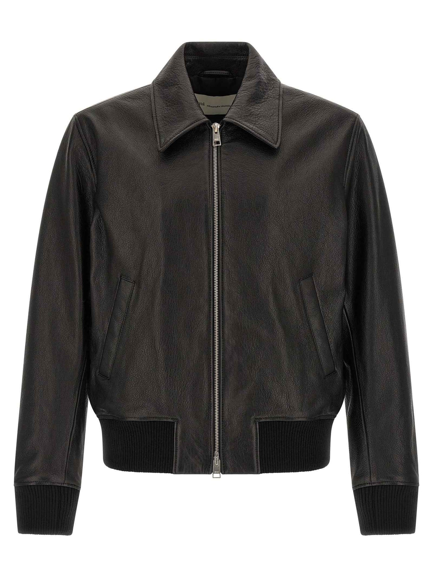 Black Lamb Leather Leather Jacket