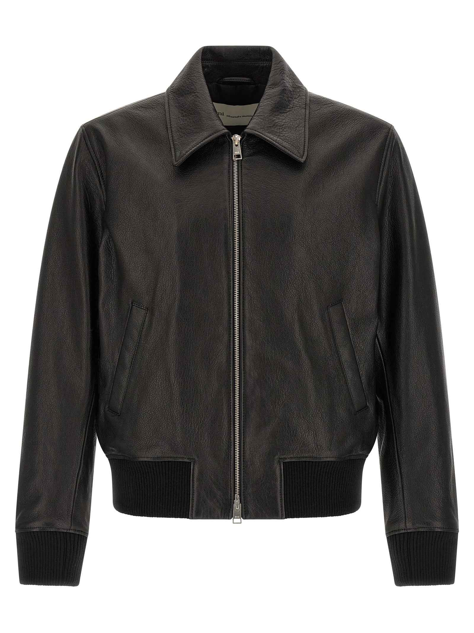 Black Lamb Leather Leather Jacket