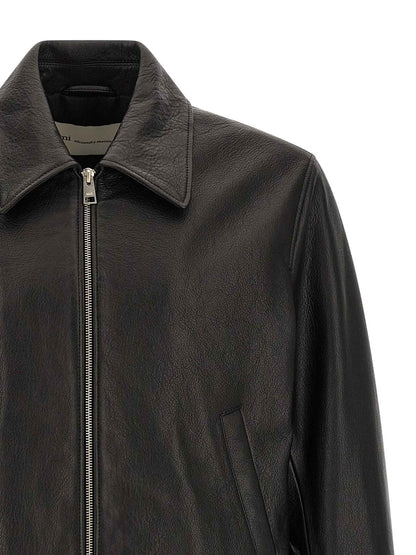 Black Lamb Leather Leather Jacket