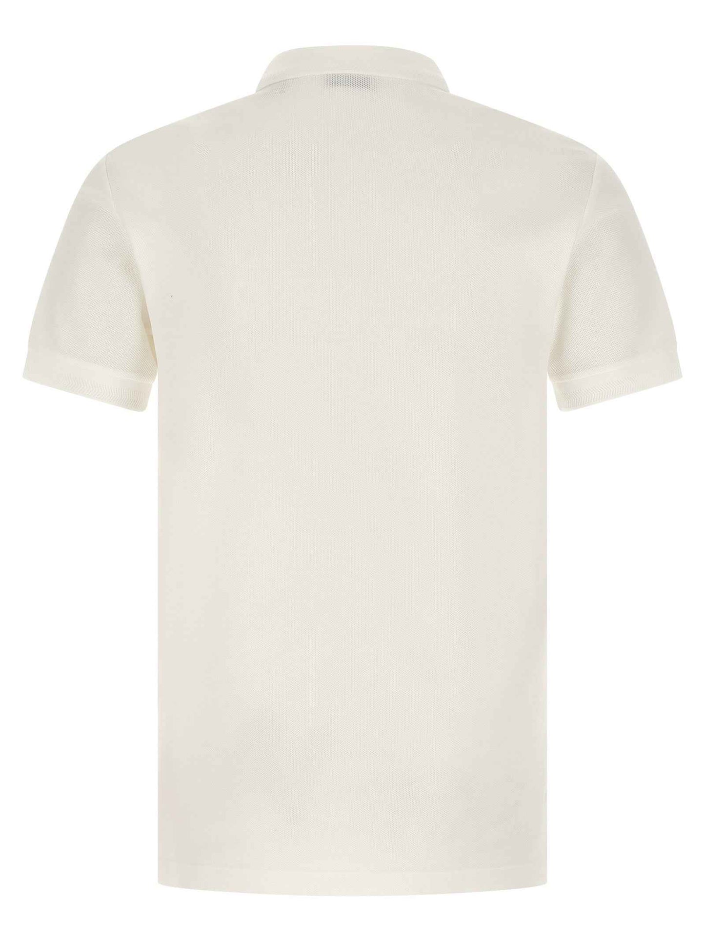 White Cotton Polo Shirt