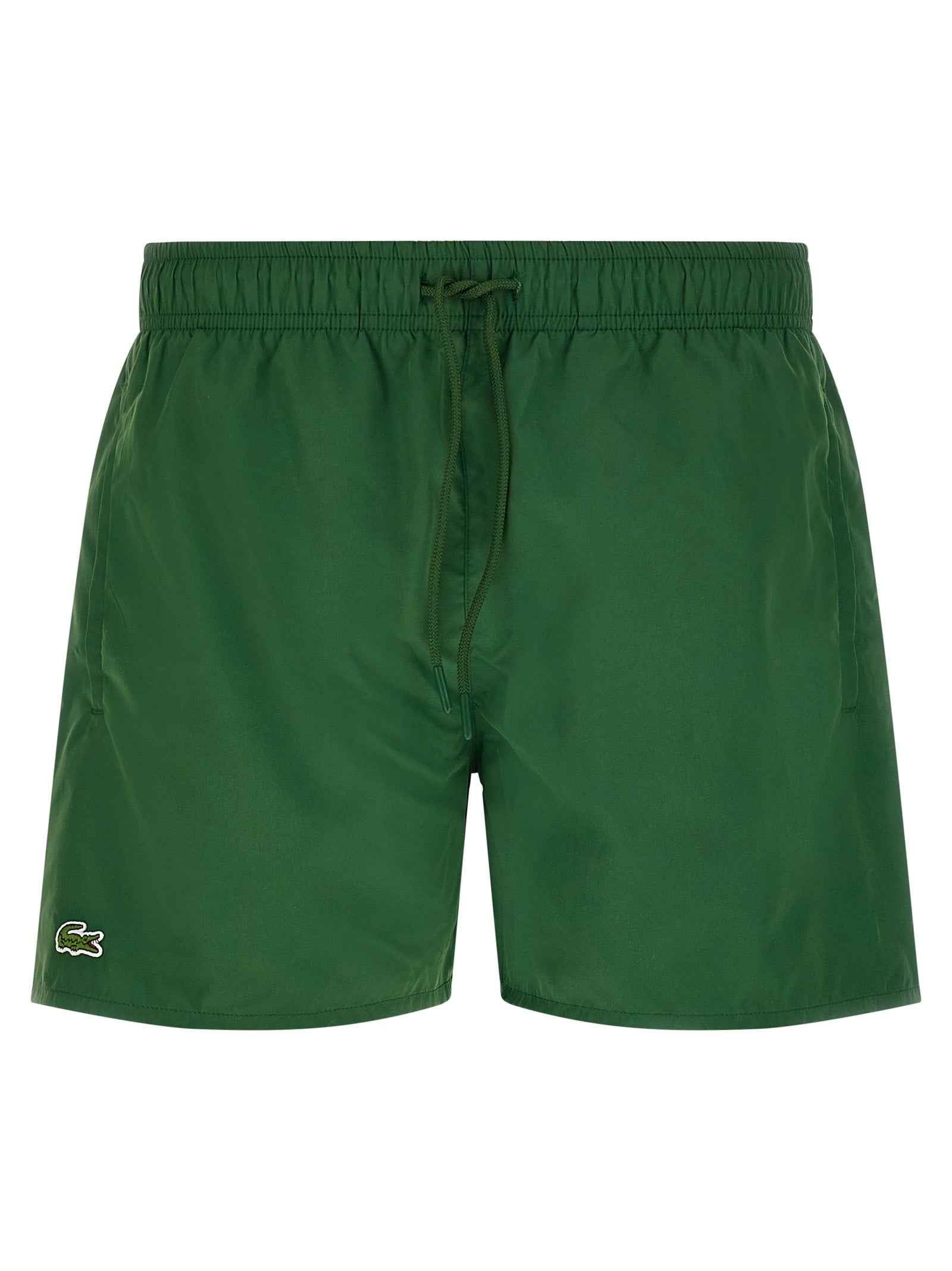 Bicolor Polyester Swim Shorts