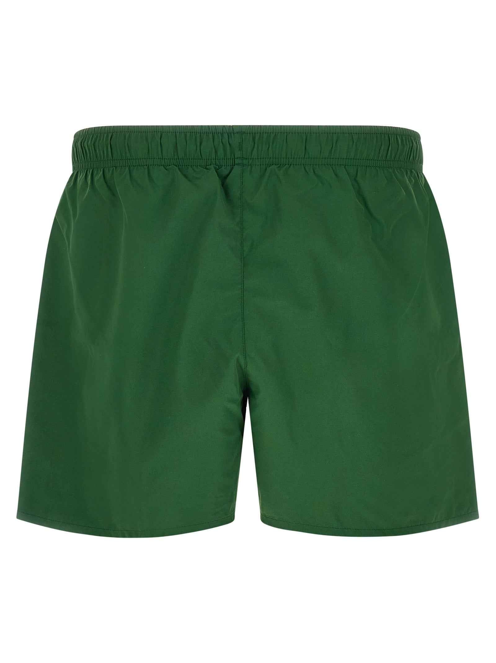 Bicolor Polyester Swim Shorts