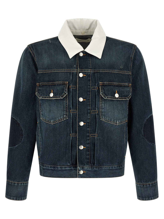 Blue Cotton Denim Jacket