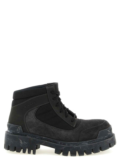 Brown Calfskin Ankle Boots