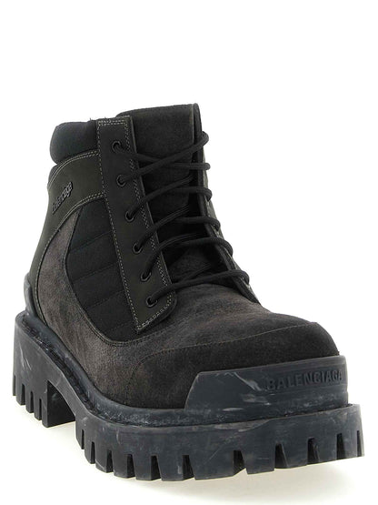 Brown Calfskin Ankle Boots