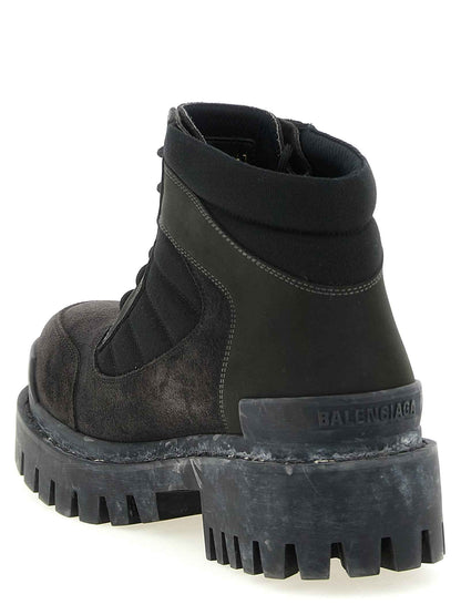 Brown Calfskin Ankle Boots