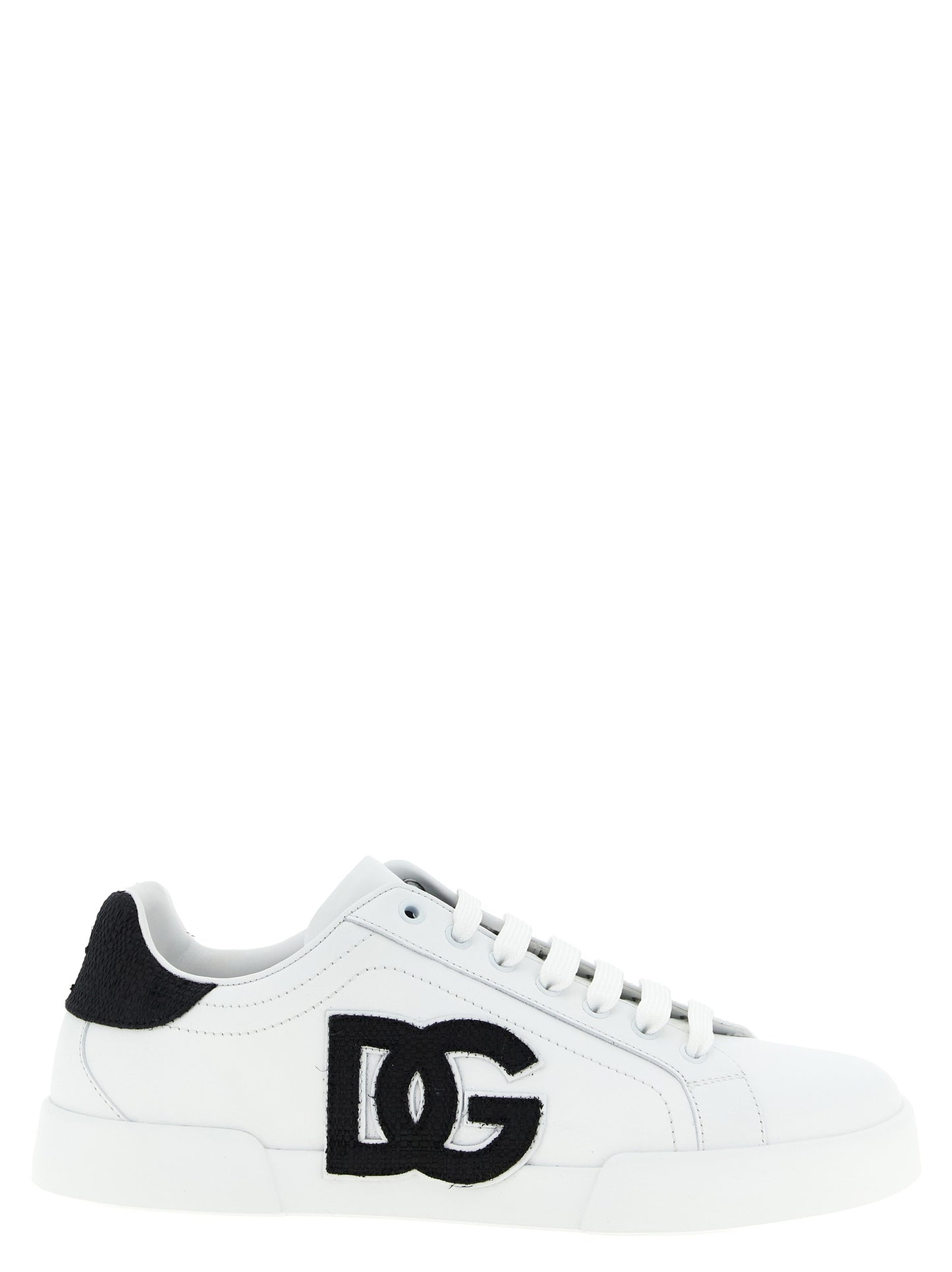 Bicolor Calfskin Low Top Sneakers