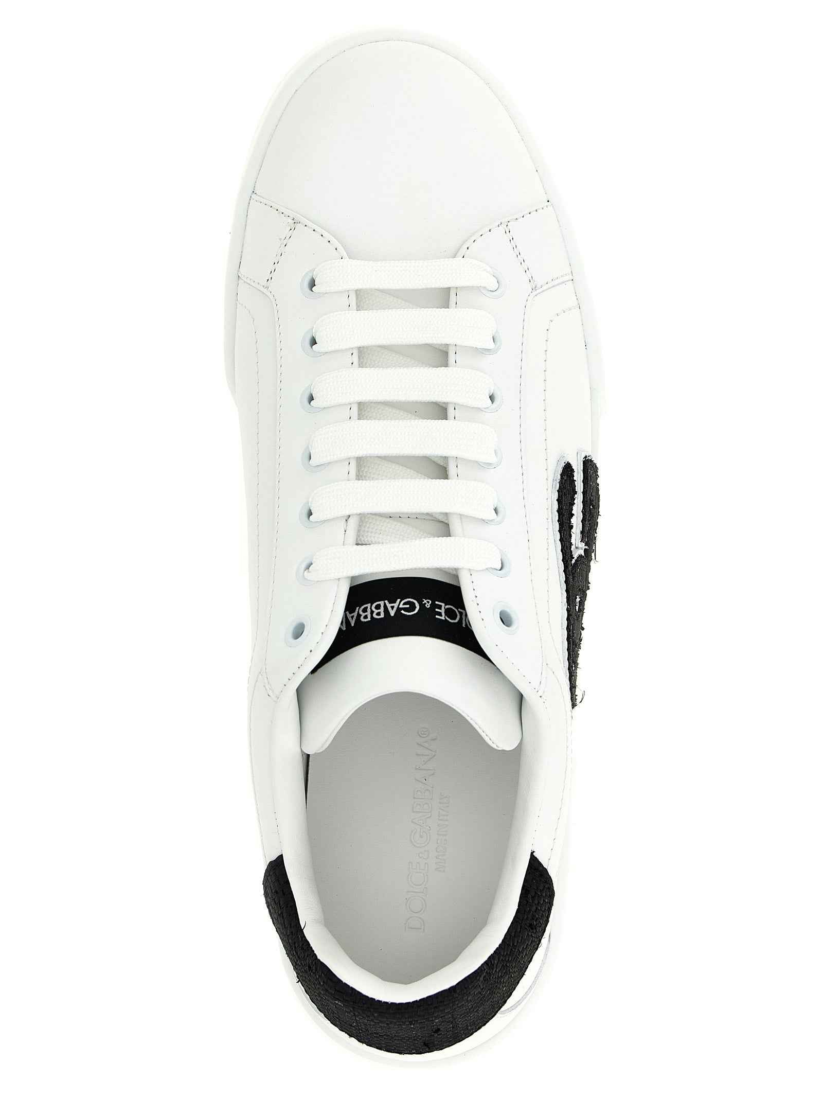 Bicolor Calfskin Low Top Sneakers