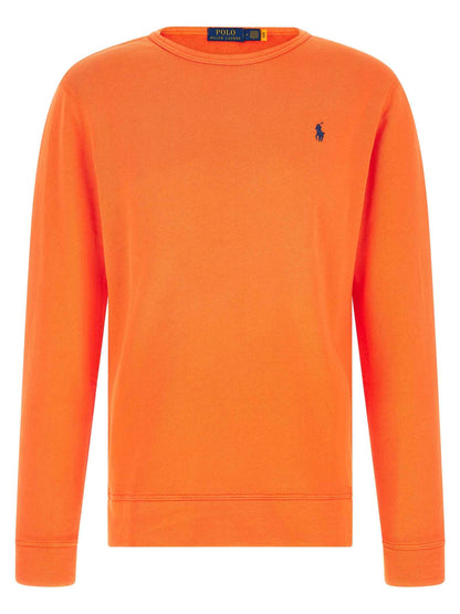 Orange Cotton Sweatshirt
