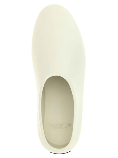 Beige Acetate Clogs