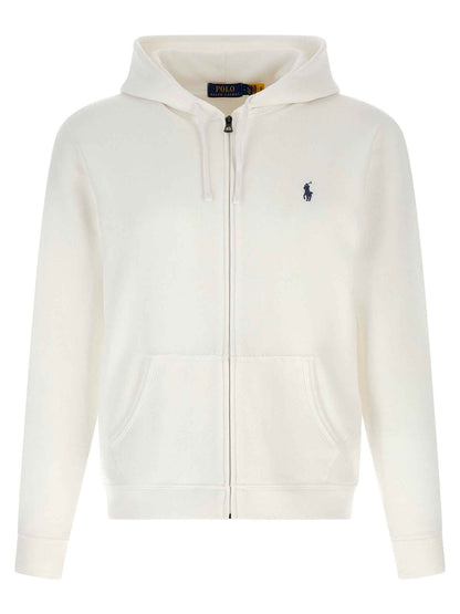 White Cotton Sweatshirt