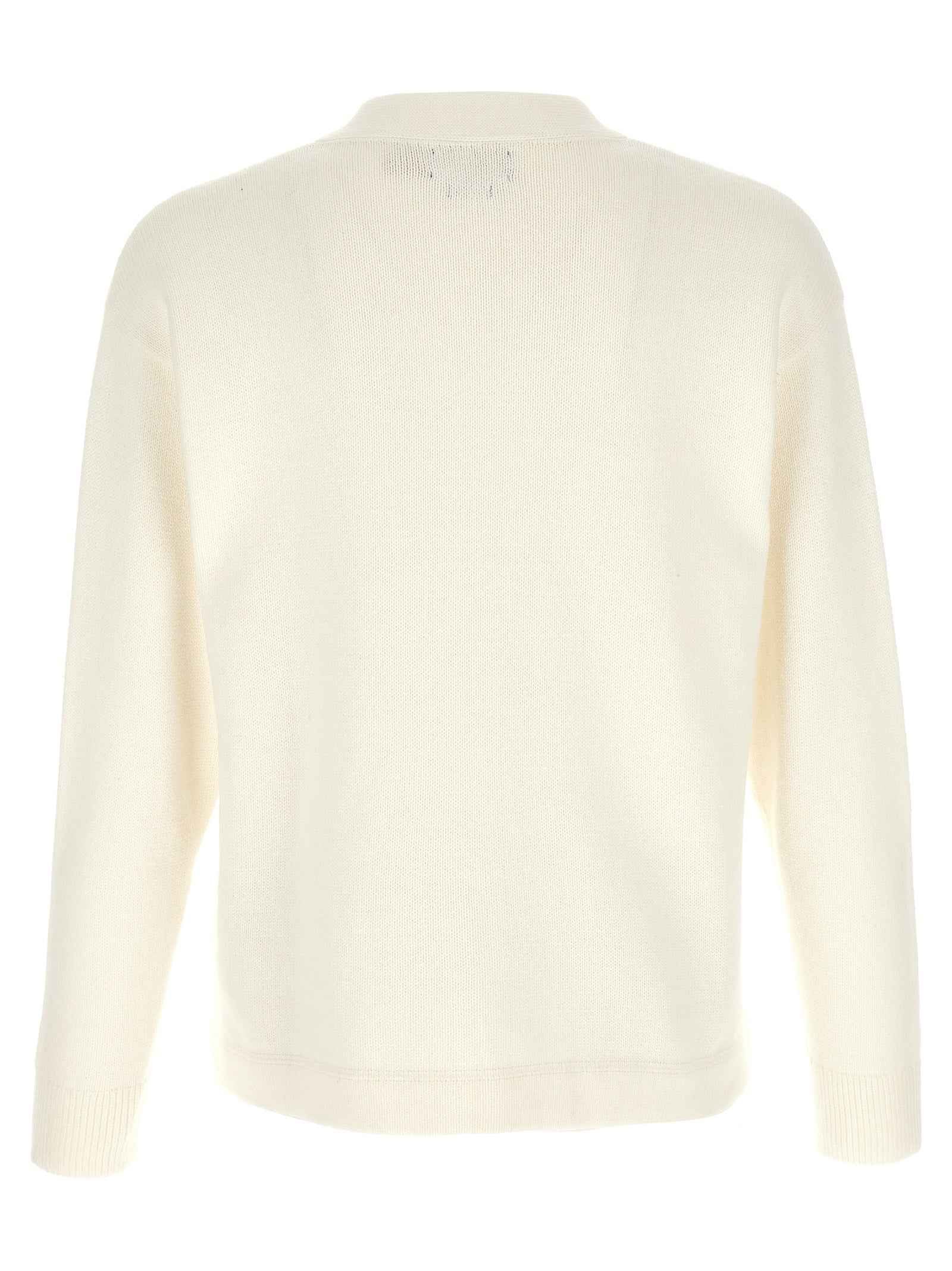 Bicolor Cotton Cardigan