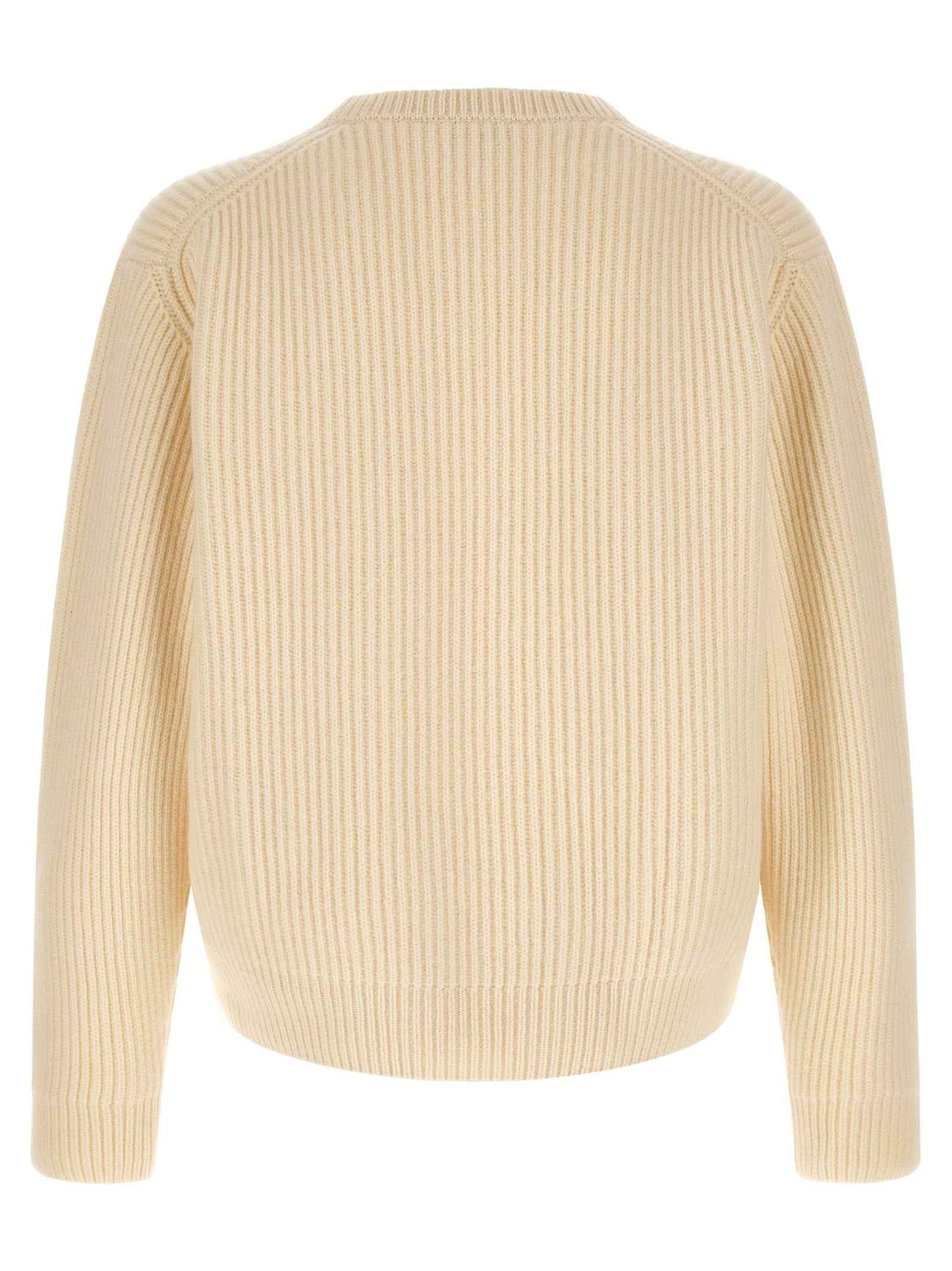 White Wool Cardigan