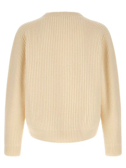 White Wool Cardigan