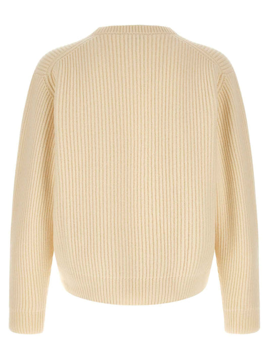 White Wool Cardigan