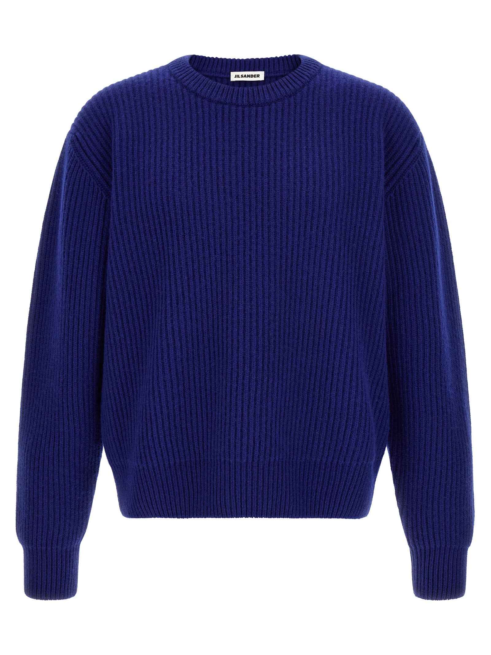 Blue Wool Cardigan