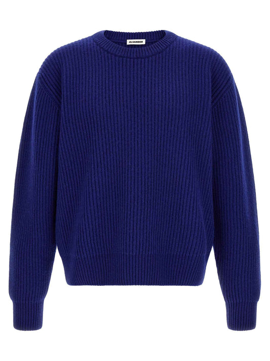 Blue Wool Cardigan