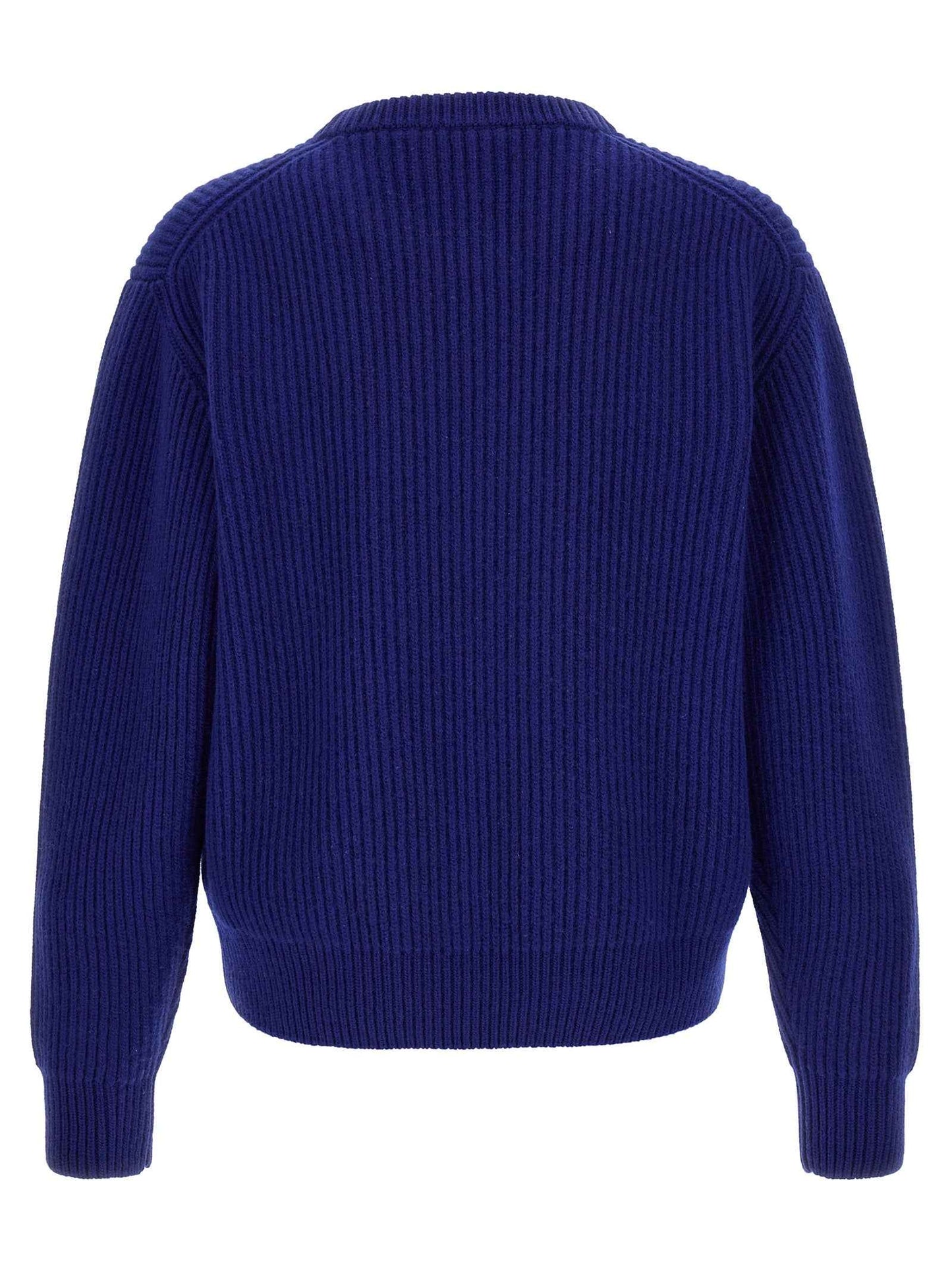 Blue Wool Cardigan