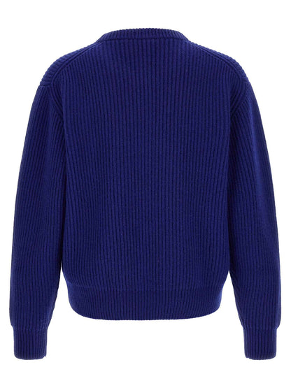 Blue Wool Cardigan
