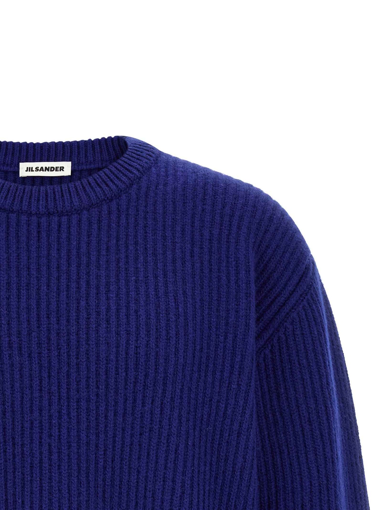 Blue Wool Cardigan