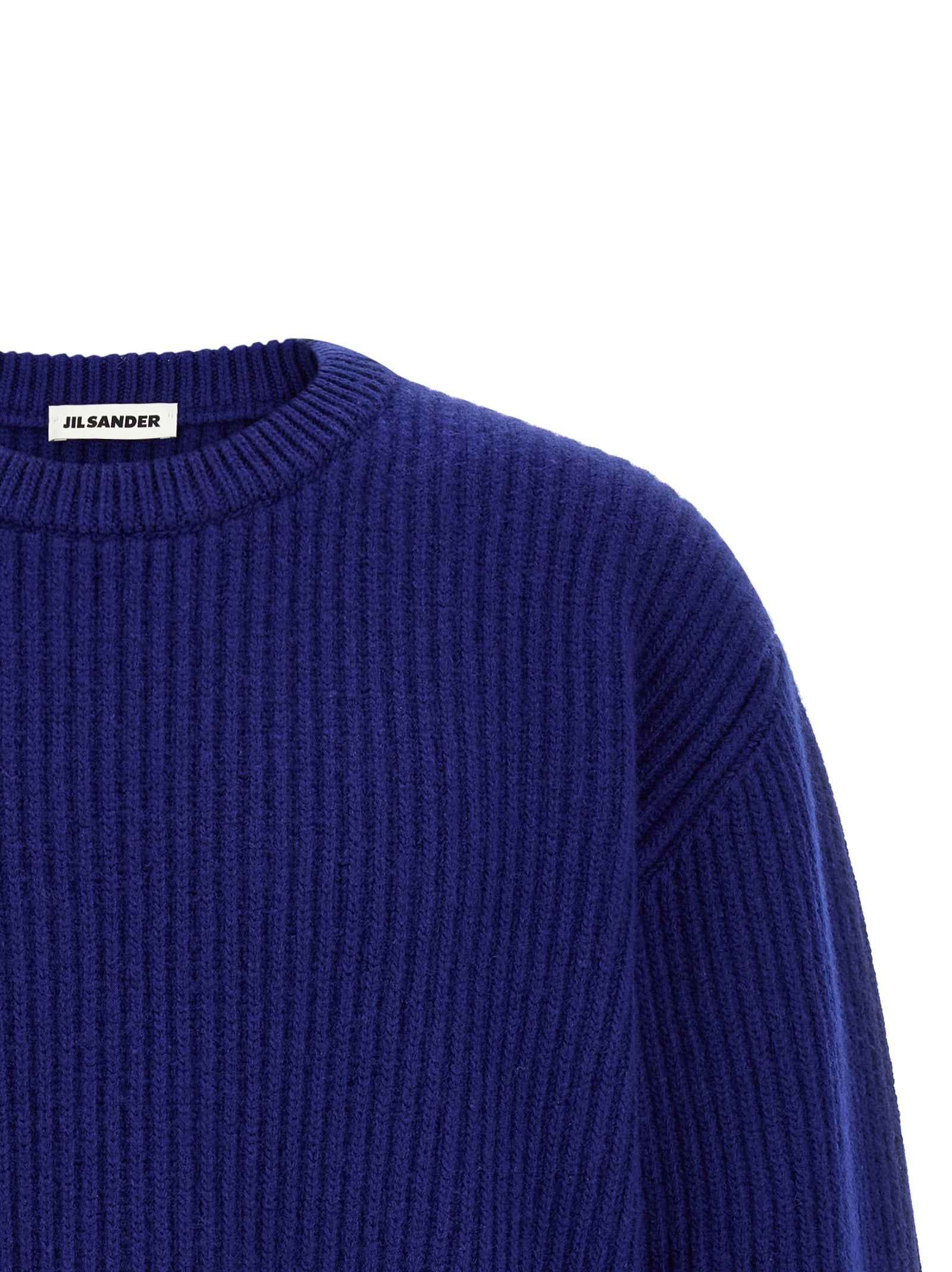 Blue Wool Cardigan
